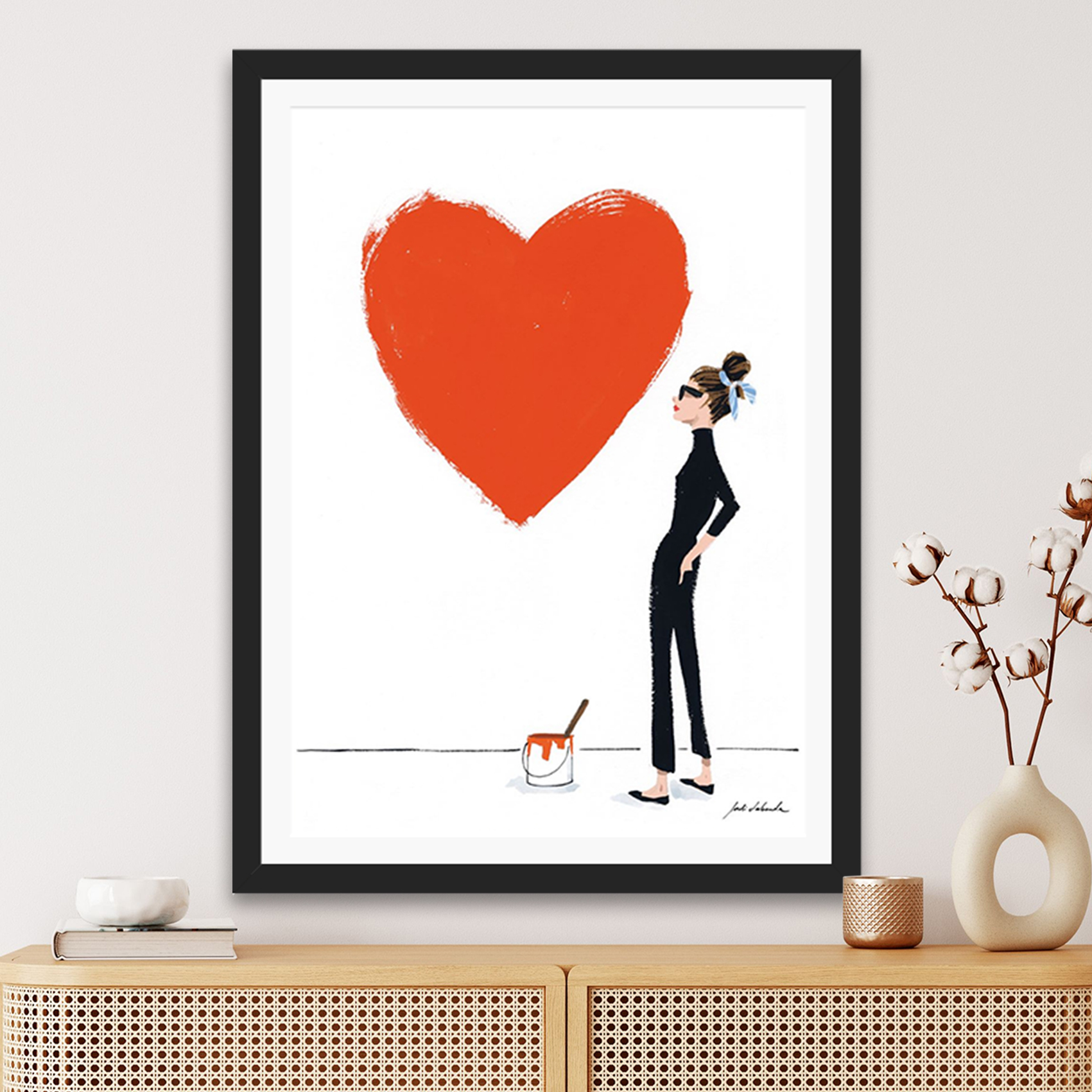 Love Graffiti Art Print | Tienda Jordi Labanda