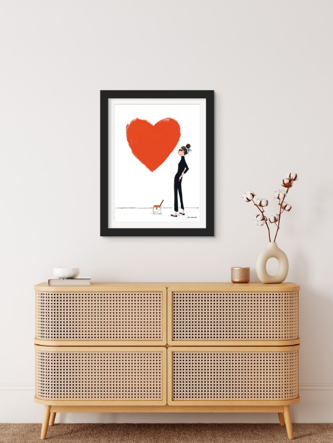 Love Graffiti Art Print | Jordi Labanda Store